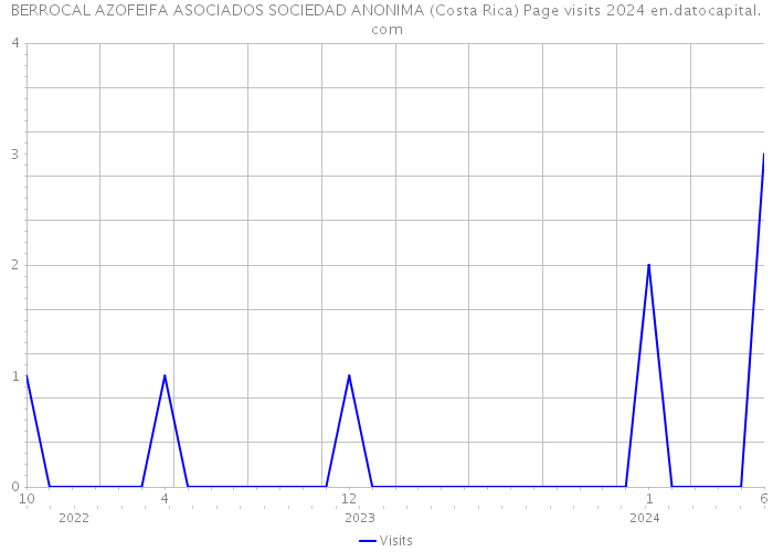 BERROCAL AZOFEIFA ASOCIADOS SOCIEDAD ANONIMA (Costa Rica) Page visits 2024 