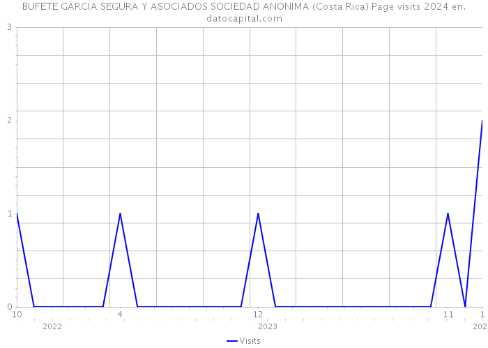 BUFETE GARCIA SEGURA Y ASOCIADOS SOCIEDAD ANONIMA (Costa Rica) Page visits 2024 