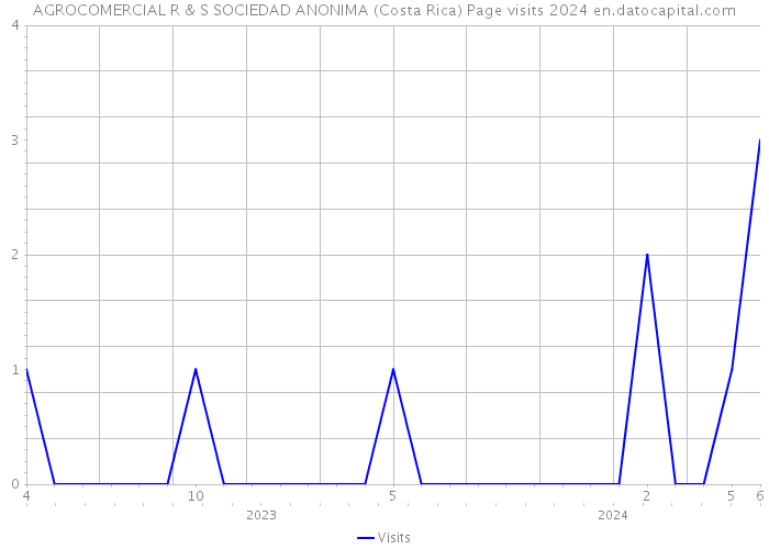 AGROCOMERCIAL R & S SOCIEDAD ANONIMA (Costa Rica) Page visits 2024 