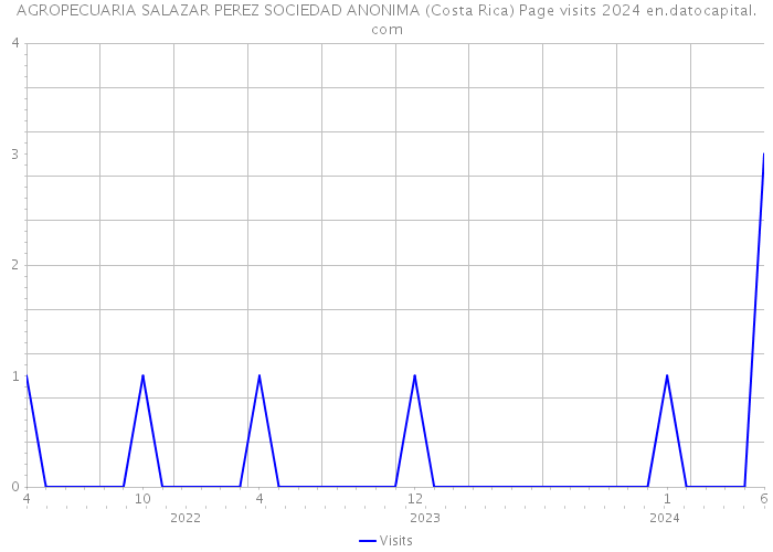 AGROPECUARIA SALAZAR PEREZ SOCIEDAD ANONIMA (Costa Rica) Page visits 2024 