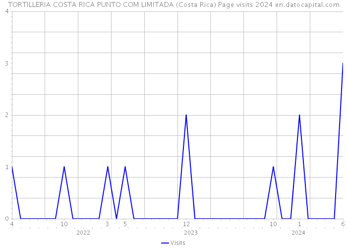 TORTILLERIA COSTA RICA PUNTO COM LIMITADA (Costa Rica) Page visits 2024 