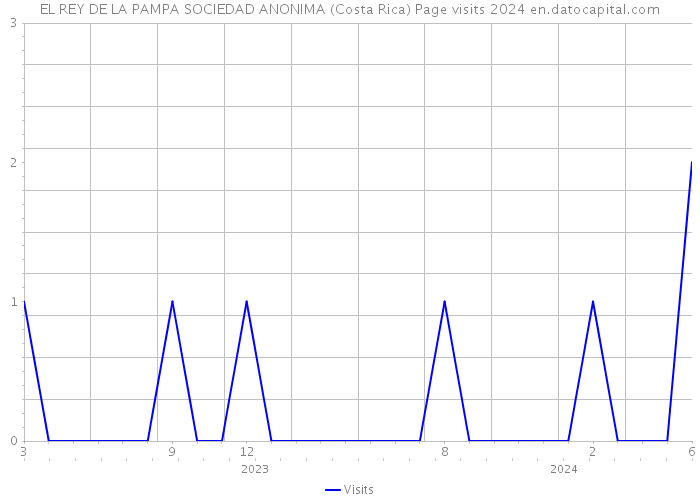 EL REY DE LA PAMPA SOCIEDAD ANONIMA (Costa Rica) Page visits 2024 