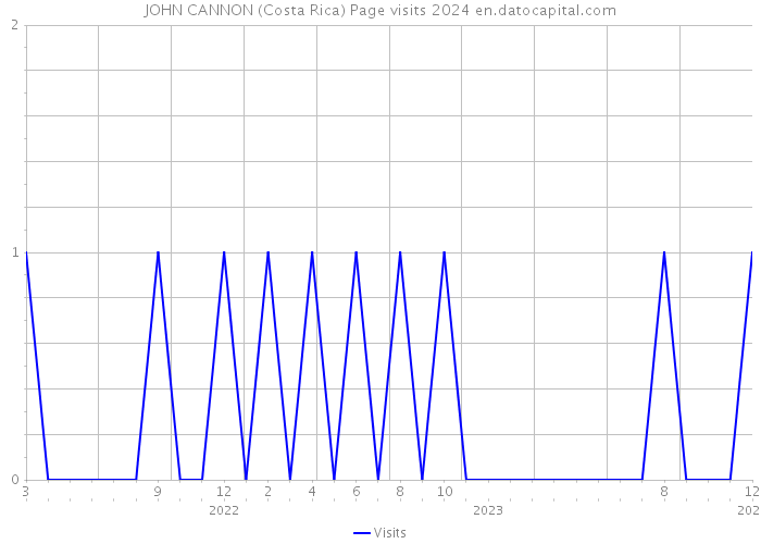 JOHN CANNON (Costa Rica) Page visits 2024 