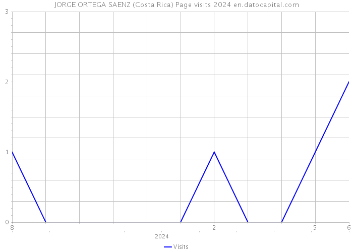 JORGE ORTEGA SAENZ (Costa Rica) Page visits 2024 