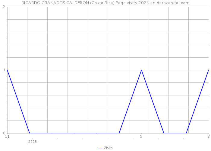 RICARDO GRANADOS CALDERON (Costa Rica) Page visits 2024 