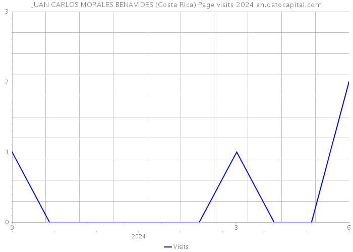 JUAN CARLOS MORALES BENAVIDES (Costa Rica) Page visits 2024 