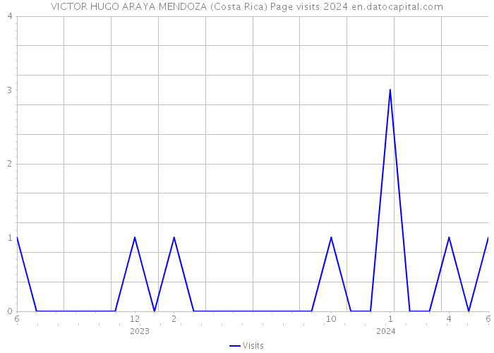 VICTOR HUGO ARAYA MENDOZA (Costa Rica) Page visits 2024 