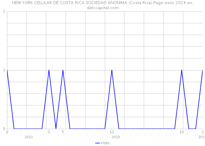 NEW YORK CELULAR DE COSTA RICA SOCIEDAD ANONIMA (Costa Rica) Page visits 2024 