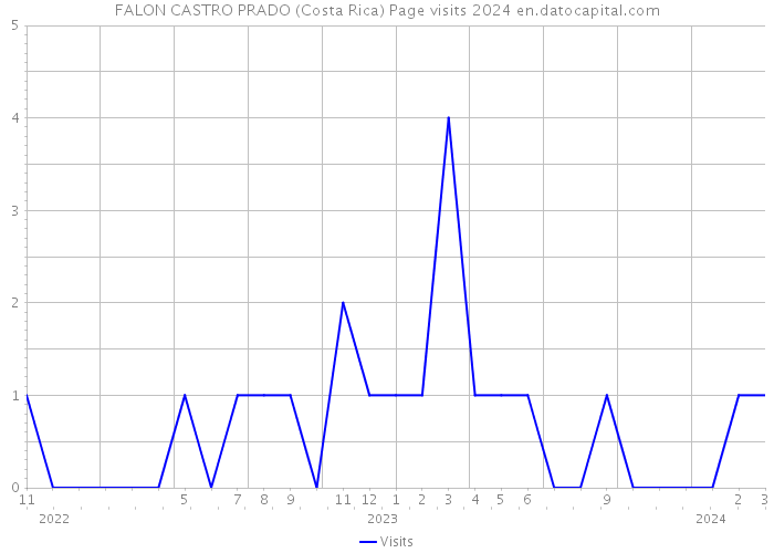 FALON CASTRO PRADO (Costa Rica) Page visits 2024 