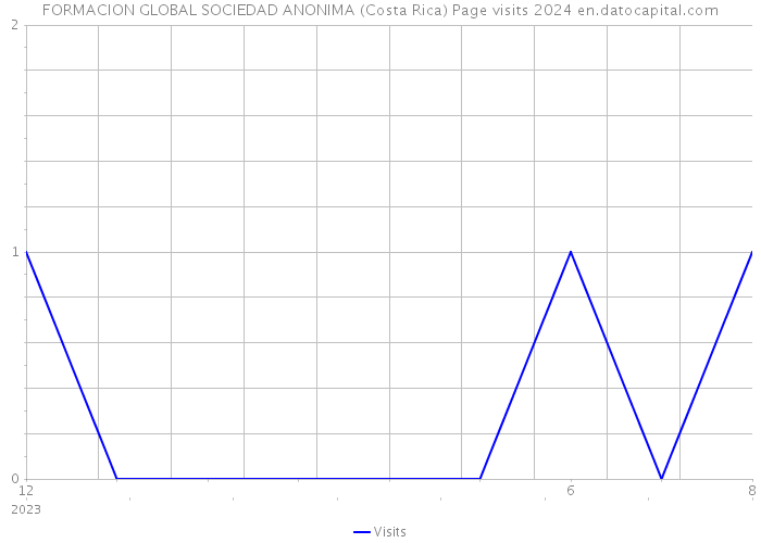 FORMACION GLOBAL SOCIEDAD ANONIMA (Costa Rica) Page visits 2024 