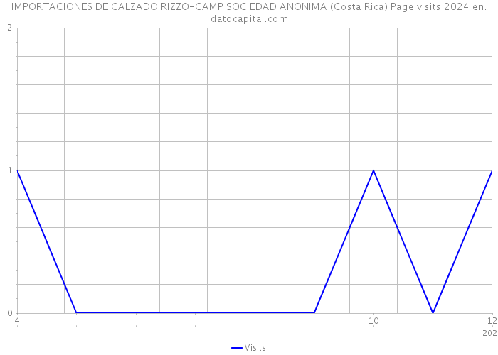 IMPORTACIONES DE CALZADO RIZZO-CAMP SOCIEDAD ANONIMA (Costa Rica) Page visits 2024 