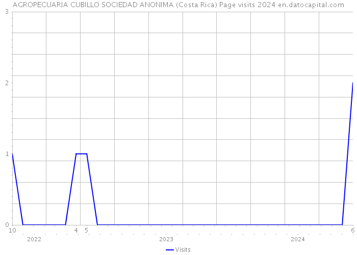 AGROPECUARIA CUBILLO SOCIEDAD ANONIMA (Costa Rica) Page visits 2024 