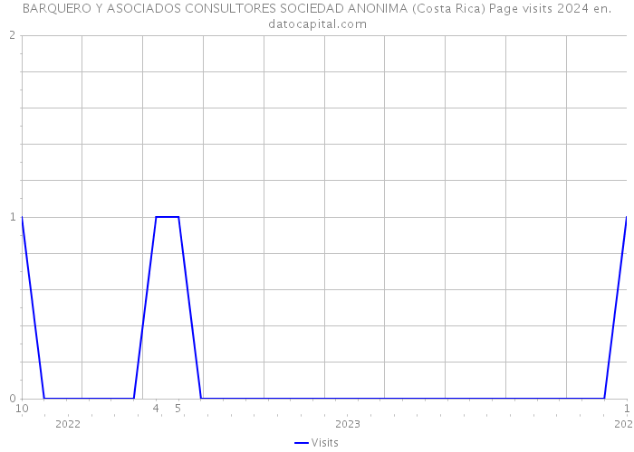 BARQUERO Y ASOCIADOS CONSULTORES SOCIEDAD ANONIMA (Costa Rica) Page visits 2024 