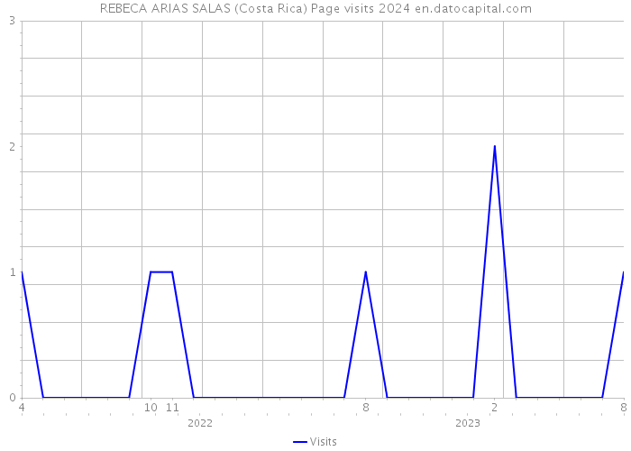 REBECA ARIAS SALAS (Costa Rica) Page visits 2024 