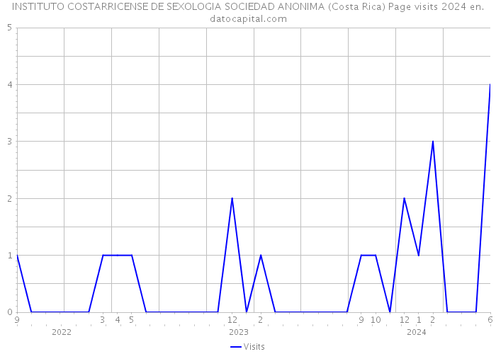 INSTITUTO COSTARRICENSE DE SEXOLOGIA SOCIEDAD ANONIMA (Costa Rica) Page visits 2024 