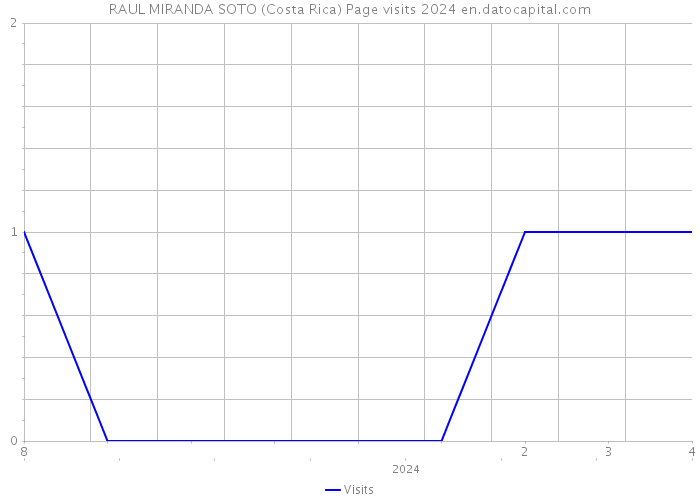 RAUL MIRANDA SOTO (Costa Rica) Page visits 2024 