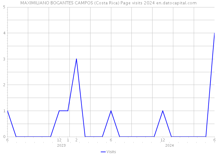 MAXIMILIANO BOGANTES CAMPOS (Costa Rica) Page visits 2024 