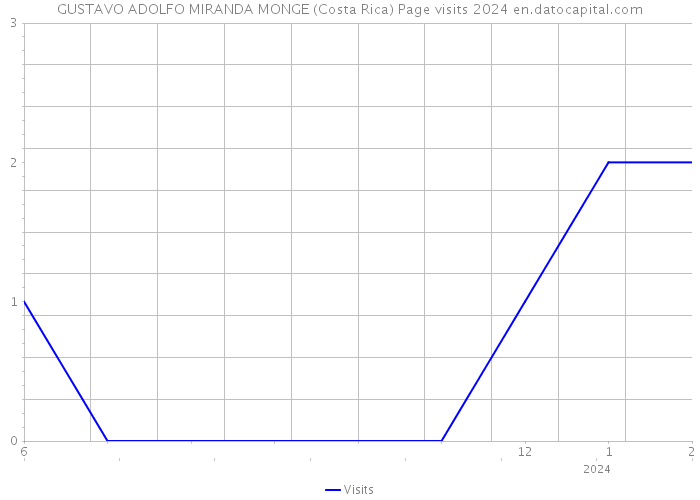 GUSTAVO ADOLFO MIRANDA MONGE (Costa Rica) Page visits 2024 
