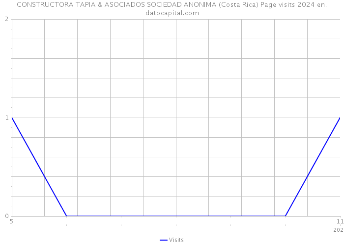 CONSTRUCTORA TAPIA & ASOCIADOS SOCIEDAD ANONIMA (Costa Rica) Page visits 2024 
