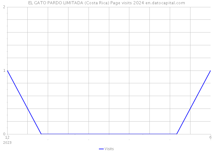 EL GATO PARDO LIMITADA (Costa Rica) Page visits 2024 