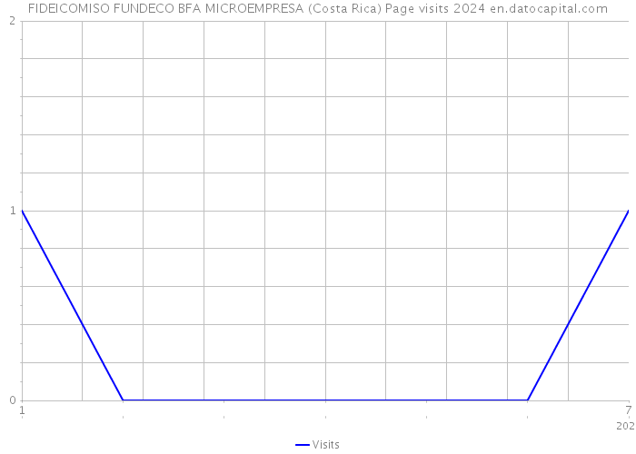 FIDEICOMISO FUNDECO BFA MICROEMPRESA (Costa Rica) Page visits 2024 