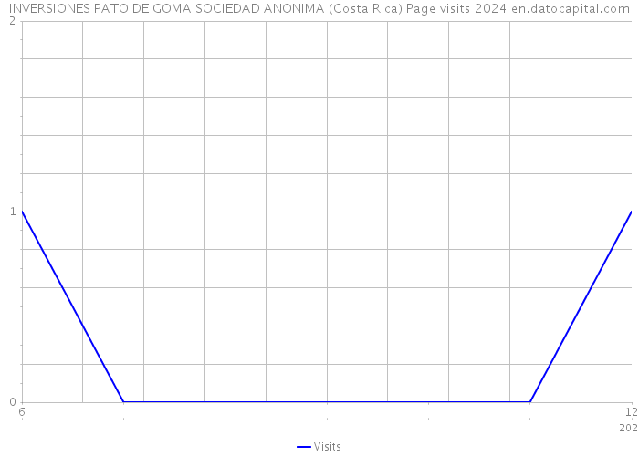 INVERSIONES PATO DE GOMA SOCIEDAD ANONIMA (Costa Rica) Page visits 2024 