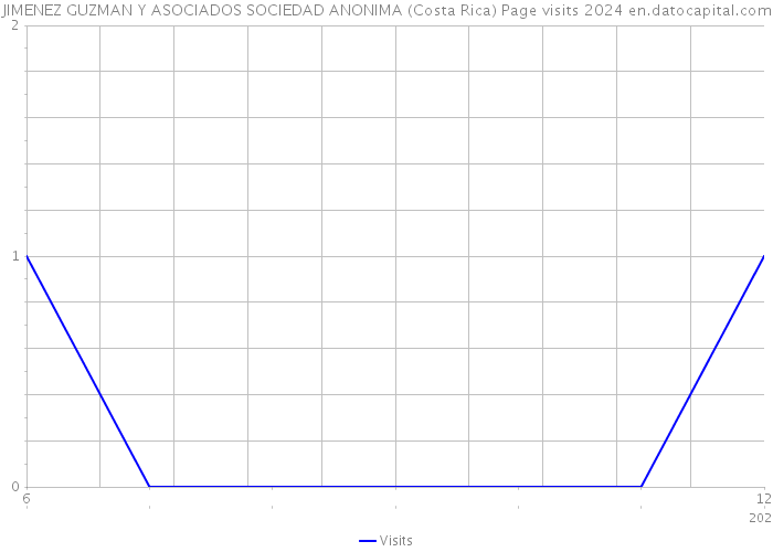 JIMENEZ GUZMAN Y ASOCIADOS SOCIEDAD ANONIMA (Costa Rica) Page visits 2024 