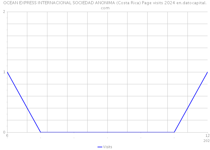 OCEAN EXPRESS INTERNACIONAL SOCIEDAD ANONIMA (Costa Rica) Page visits 2024 