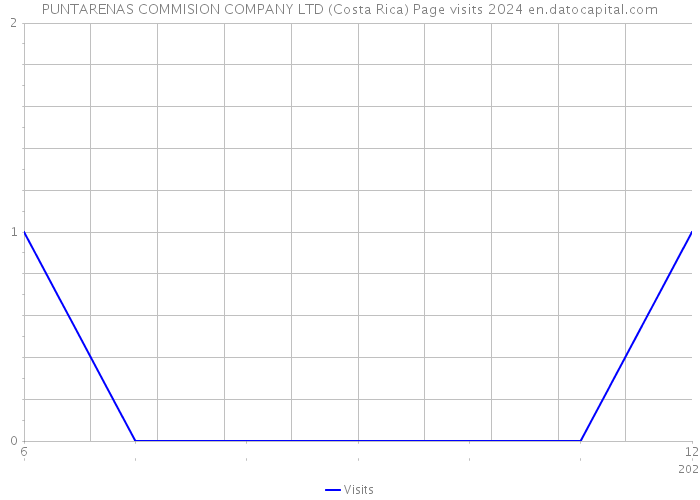 PUNTARENAS COMMISION COMPANY LTD (Costa Rica) Page visits 2024 