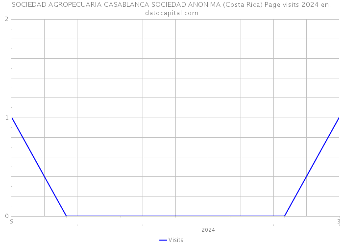 SOCIEDAD AGROPECUARIA CASABLANCA SOCIEDAD ANONIMA (Costa Rica) Page visits 2024 