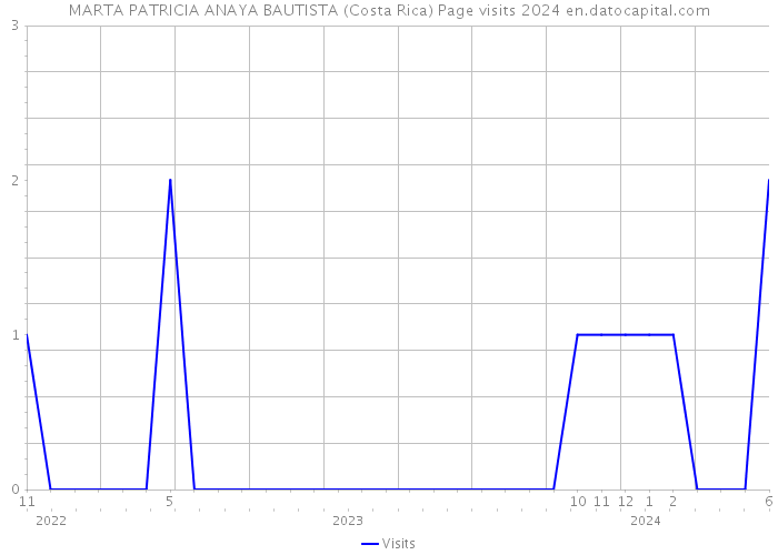 MARTA PATRICIA ANAYA BAUTISTA (Costa Rica) Page visits 2024 
