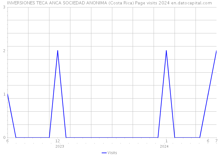INVERSIONES TECA ANCA SOCIEDAD ANONIMA (Costa Rica) Page visits 2024 