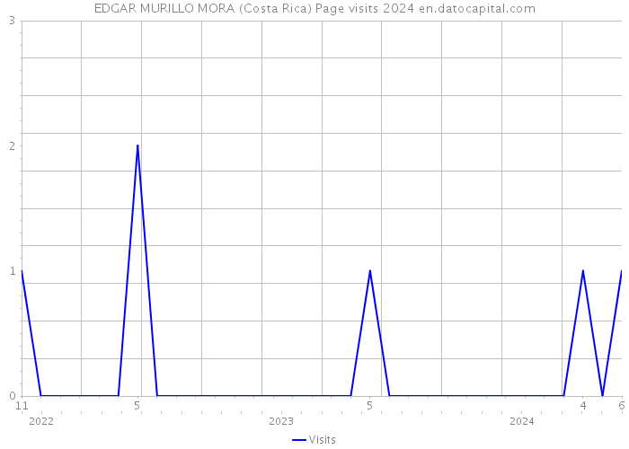 EDGAR MURILLO MORA (Costa Rica) Page visits 2024 