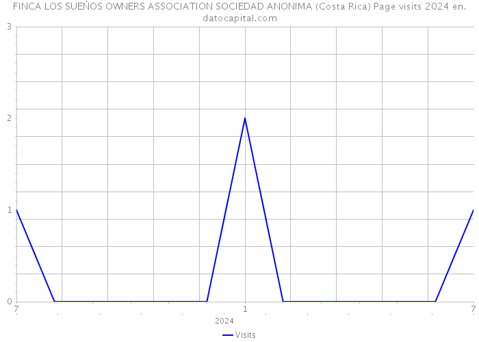 FINCA LOS SUEŃOS OWNERS ASSOCIATION SOCIEDAD ANONIMA (Costa Rica) Page visits 2024 
