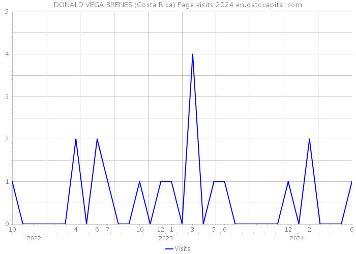 DONALD VEGA BRENES (Costa Rica) Page visits 2024 