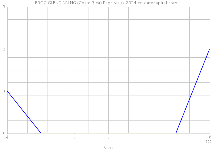 BROC GLENDINNING (Costa Rica) Page visits 2024 