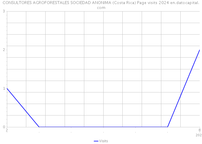 CONSULTORES AGROFORESTALES SOCIEDAD ANONIMA (Costa Rica) Page visits 2024 