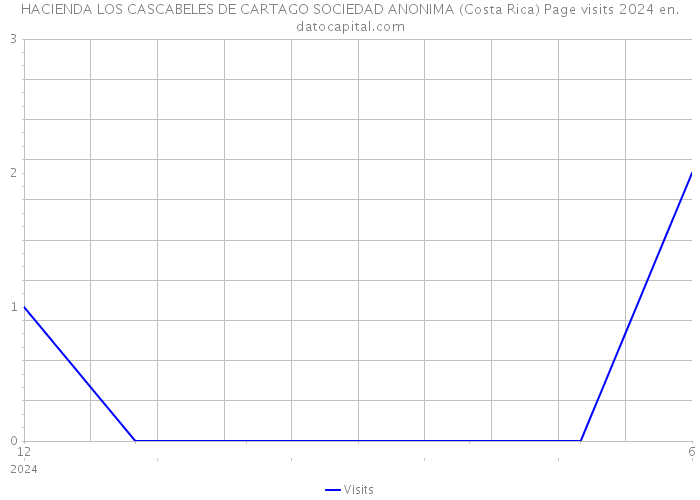 HACIENDA LOS CASCABELES DE CARTAGO SOCIEDAD ANONIMA (Costa Rica) Page visits 2024 