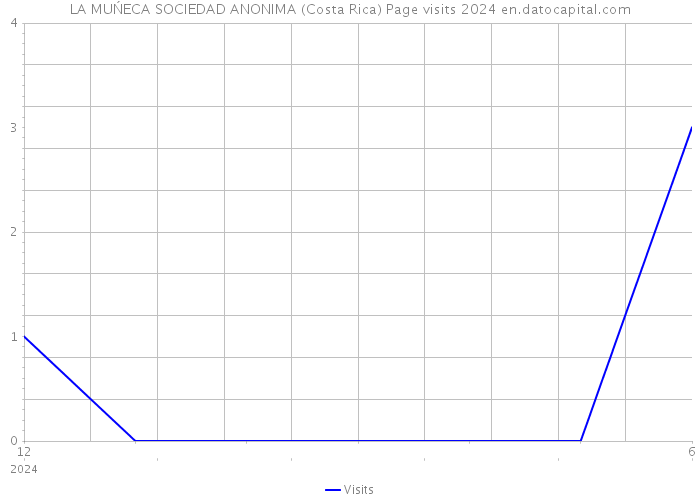 LA MUŃECA SOCIEDAD ANONIMA (Costa Rica) Page visits 2024 