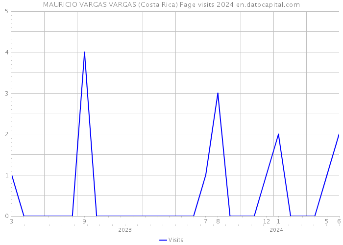 MAURICIO VARGAS VARGAS (Costa Rica) Page visits 2024 
