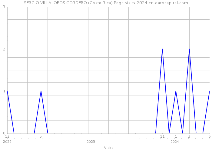 SERGIO VILLALOBOS CORDERO (Costa Rica) Page visits 2024 
