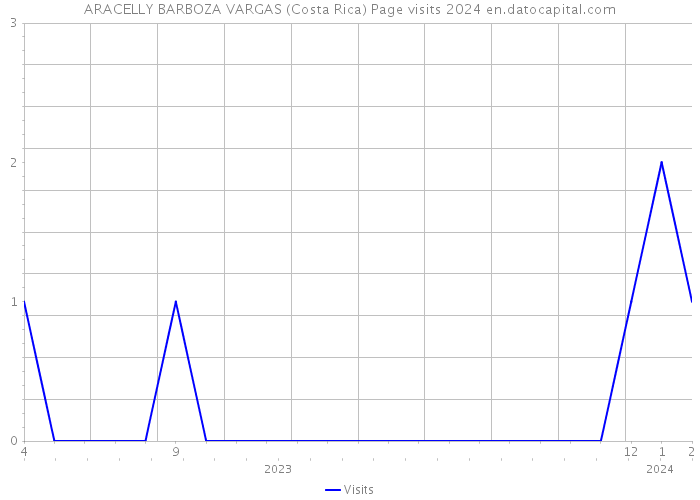 ARACELLY BARBOZA VARGAS (Costa Rica) Page visits 2024 