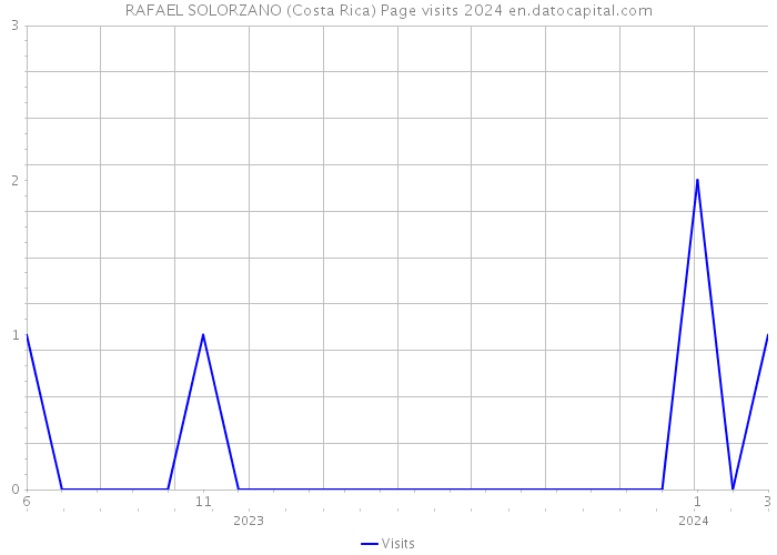 RAFAEL SOLORZANO (Costa Rica) Page visits 2024 