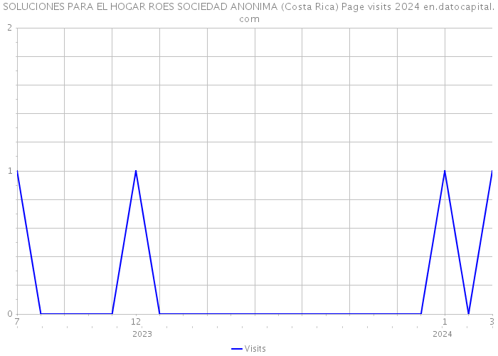 SOLUCIONES PARA EL HOGAR ROES SOCIEDAD ANONIMA (Costa Rica) Page visits 2024 