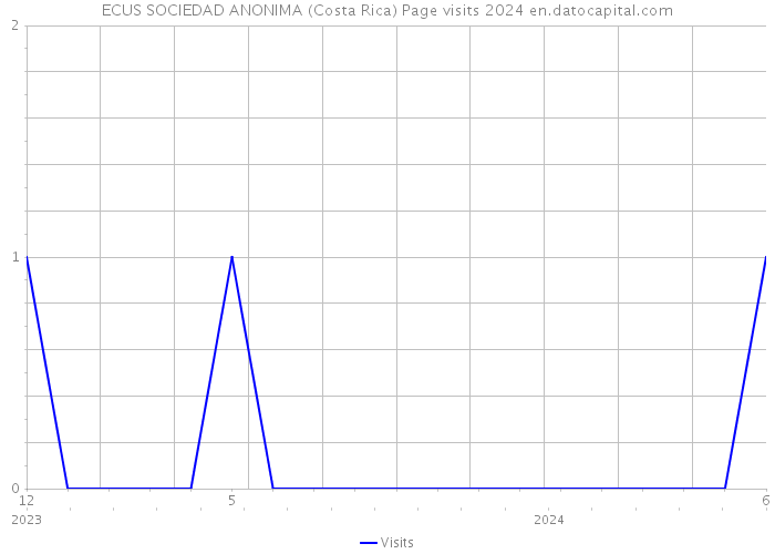 ECUS SOCIEDAD ANONIMA (Costa Rica) Page visits 2024 