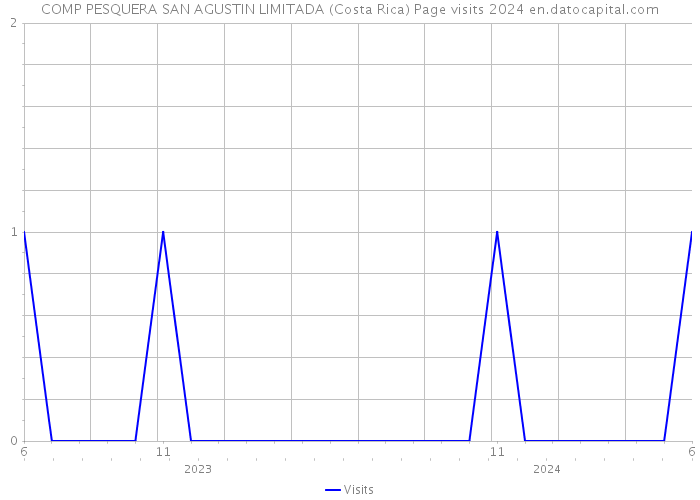 COMP PESQUERA SAN AGUSTIN LIMITADA (Costa Rica) Page visits 2024 