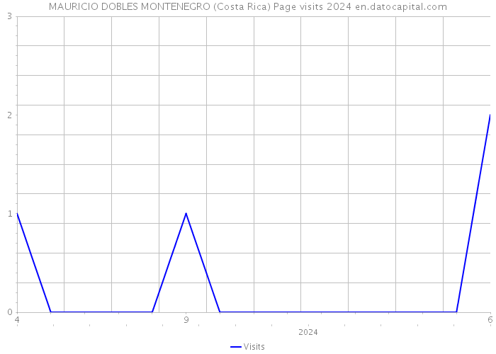 MAURICIO DOBLES MONTENEGRO (Costa Rica) Page visits 2024 