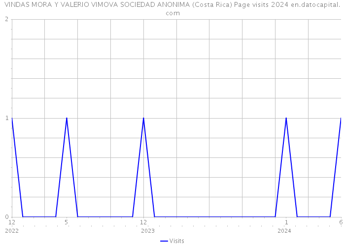 VINDAS MORA Y VALERIO VIMOVA SOCIEDAD ANONIMA (Costa Rica) Page visits 2024 