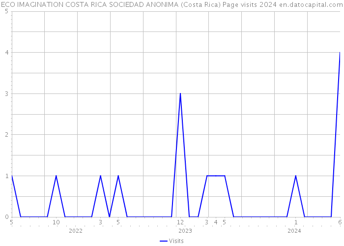 ECO IMAGINATION COSTA RICA SOCIEDAD ANONIMA (Costa Rica) Page visits 2024 
