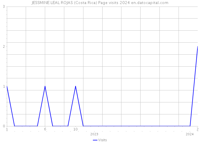 JESSMINE LEAL ROJAS (Costa Rica) Page visits 2024 
